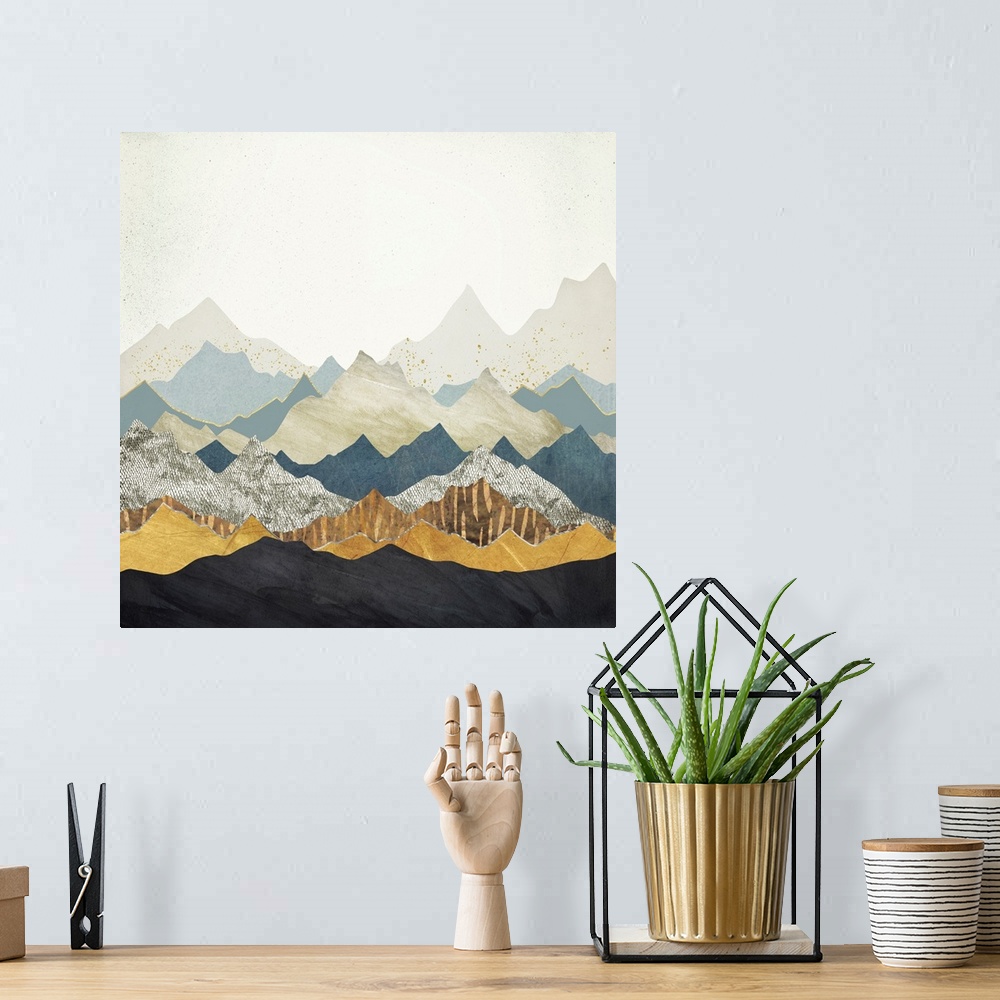 A bohemian room featuring Distant Peaks
