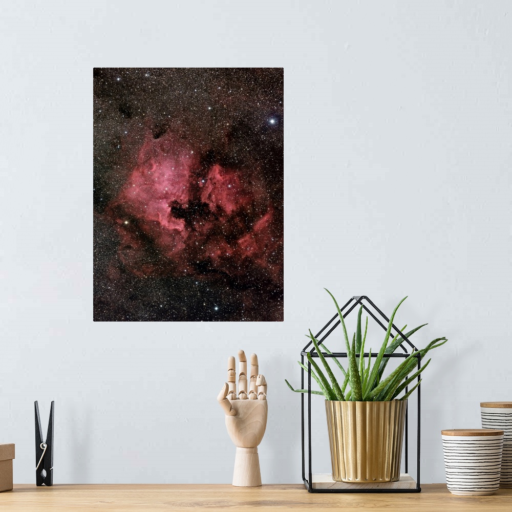 A bohemian room featuring NGC 7000, The North America Nebula And Pelican Nebula