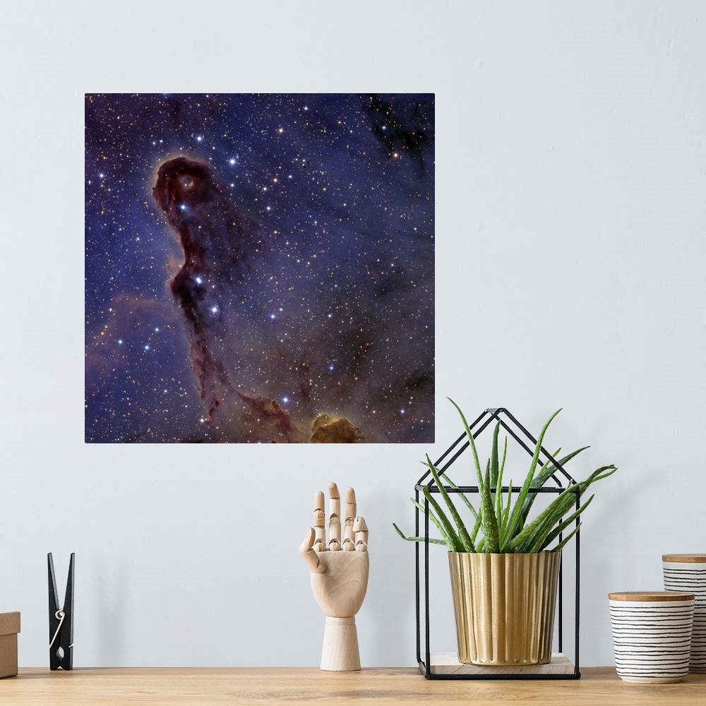 A bohemian room featuring The Elephants Trunk Nebula in the star cluster IC 1396