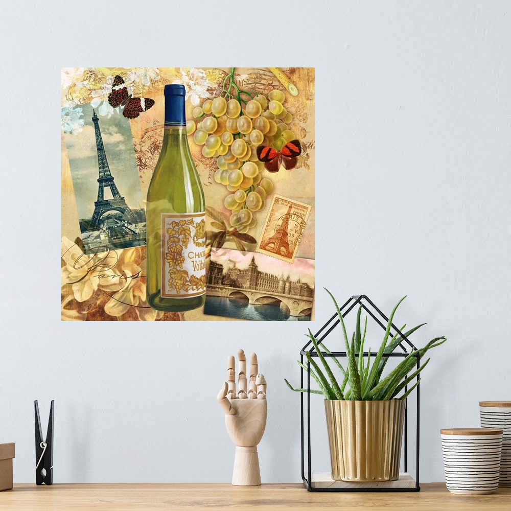 A bohemian room featuring Paris Wine I