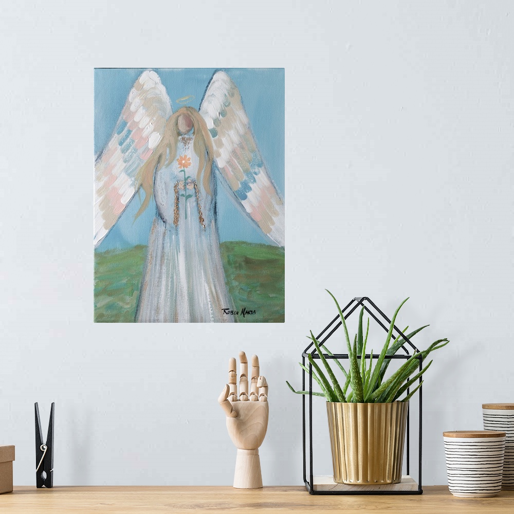 A bohemian room featuring Angel In Spring