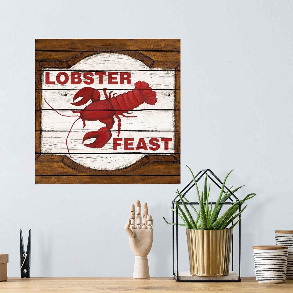 A bohemian room featuring Lobster Feast