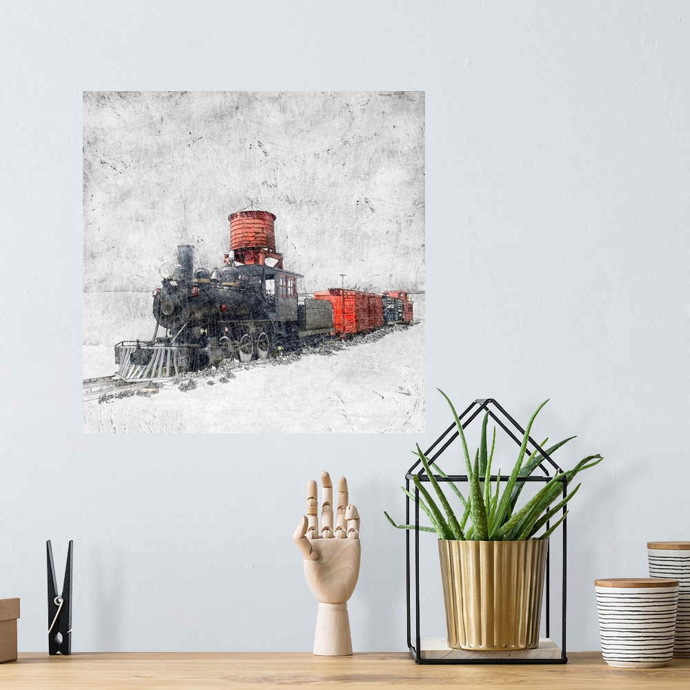 A bohemian room featuring Muted Locomotive
