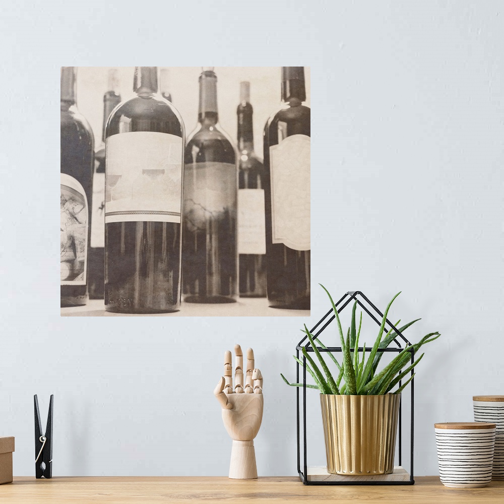 A bohemian room featuring Wine Square I