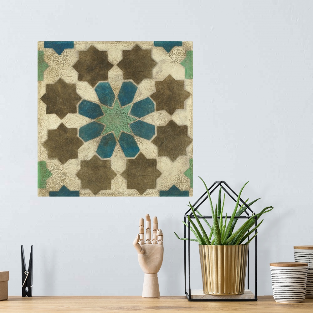 A bohemian room featuring Tangier Tiles II