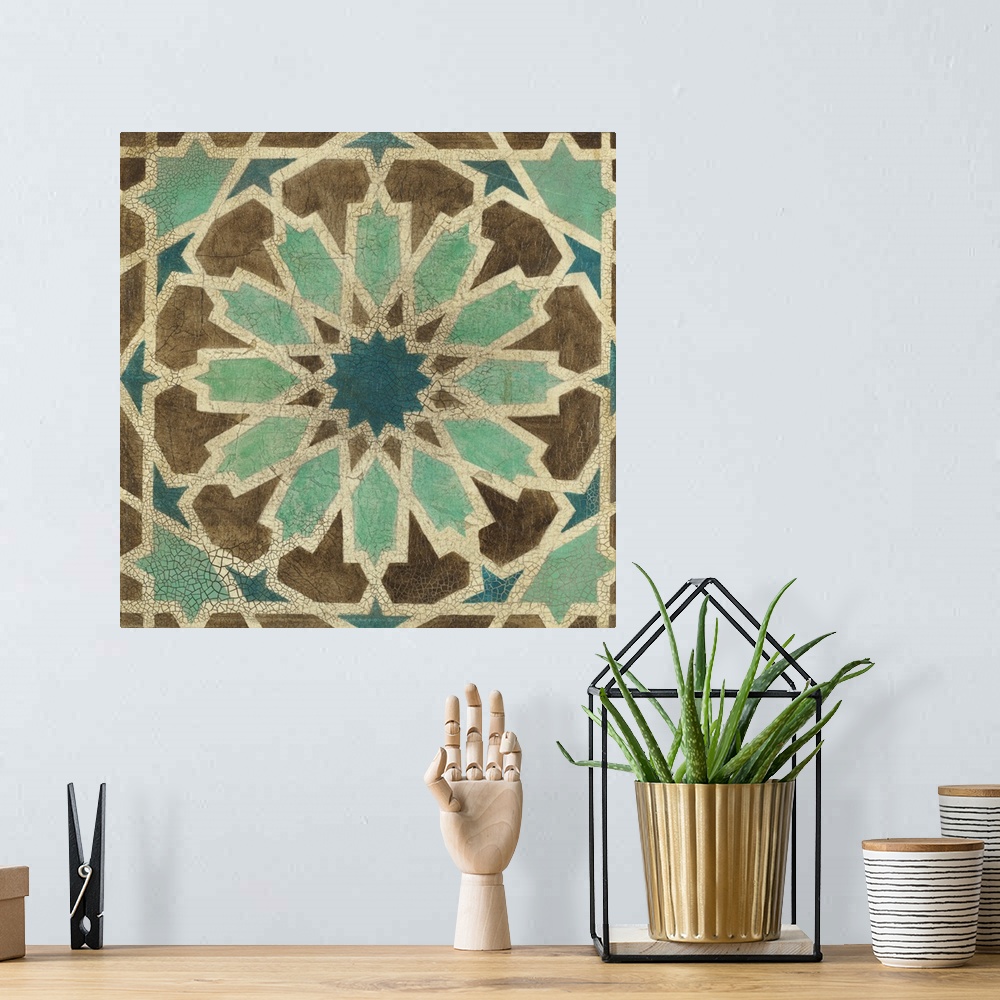 A bohemian room featuring Tangier Tiles III