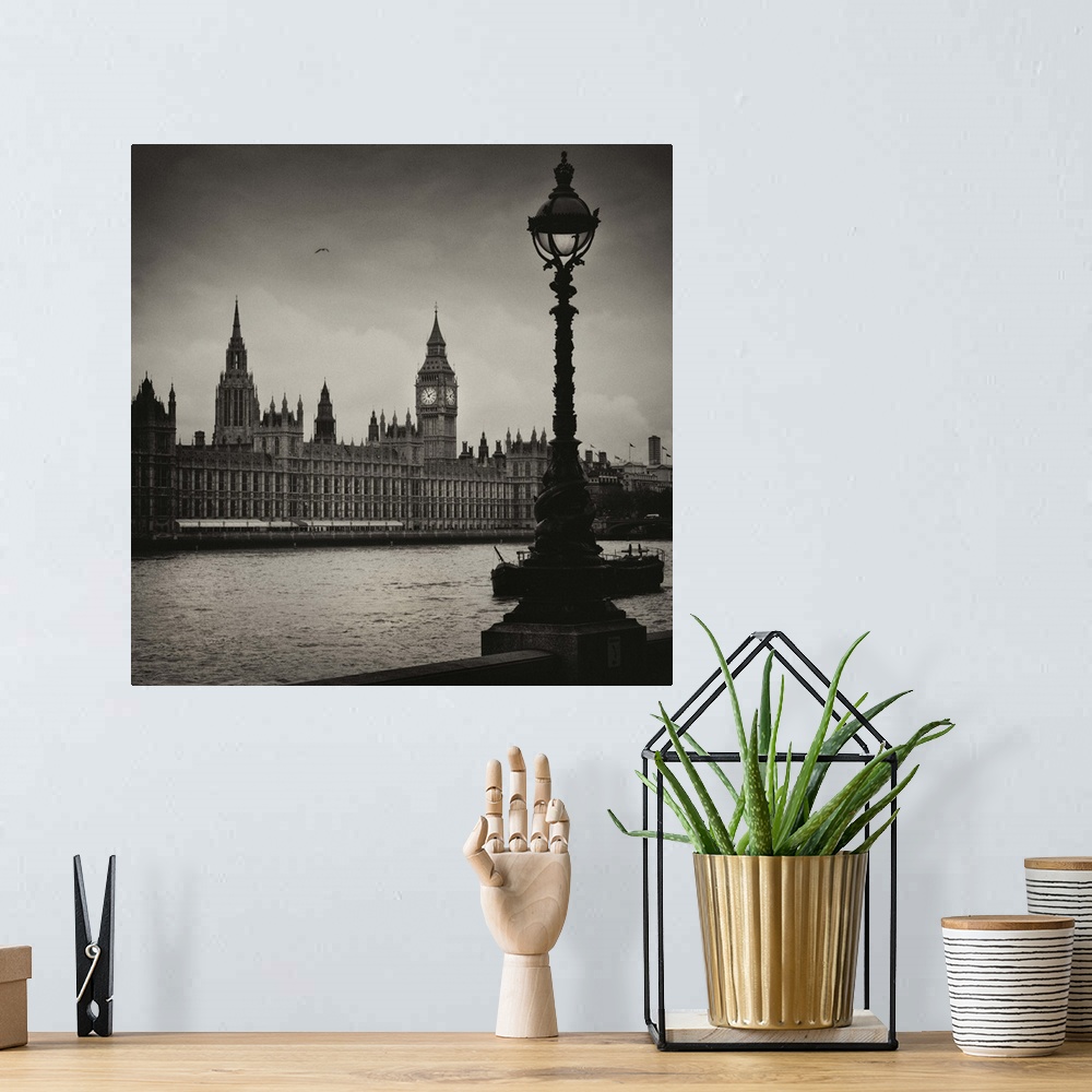 A bohemian room featuring The Palace of Westminster