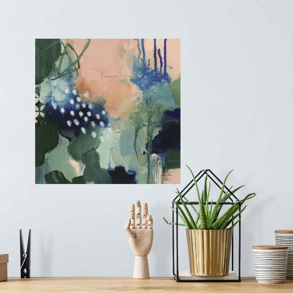 A bohemian room featuring Abstract Layers III