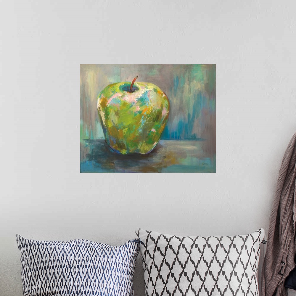 A bohemian room featuring Apple