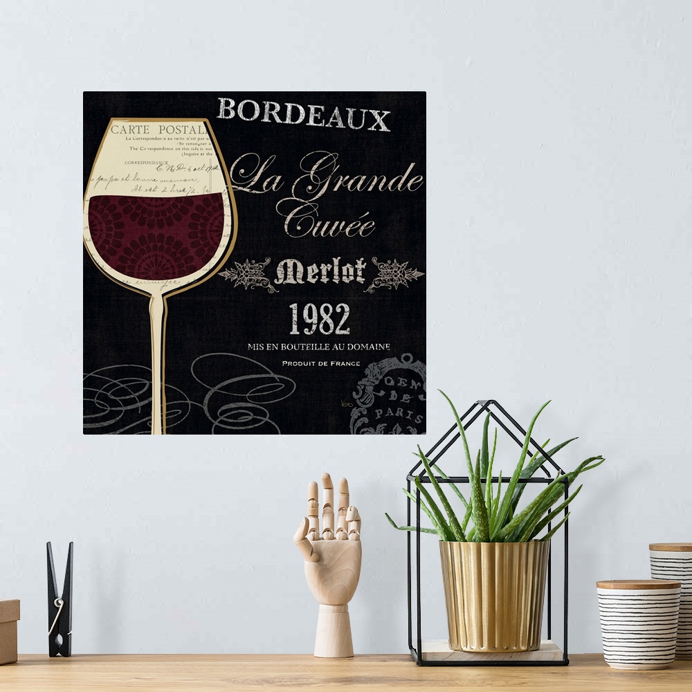 A bohemian room featuring This contemporary chalk board wine art makes a great addition to any kitchen it's in.