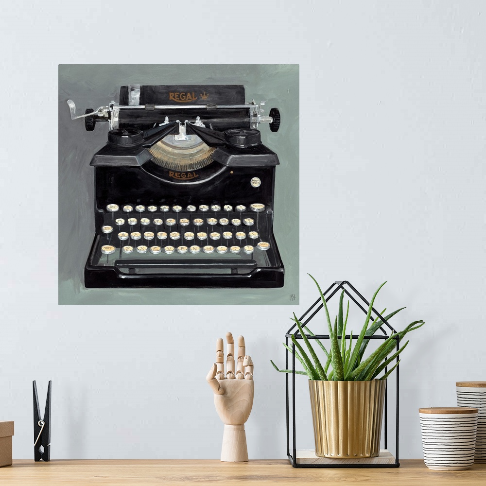 A bohemian room featuring Classic Typewriter
