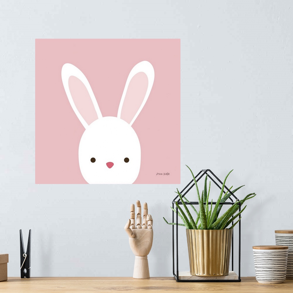 A bohemian room featuring Cuddly Bunny