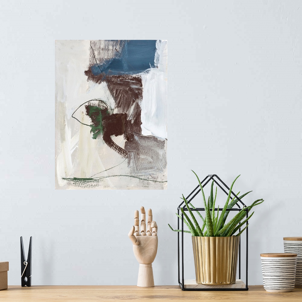 A bohemian room featuring Dark Abstract I