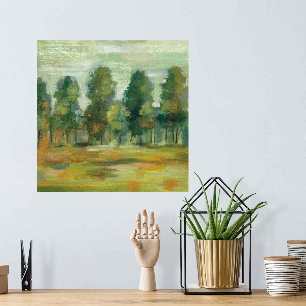 A bohemian room featuring Forest II