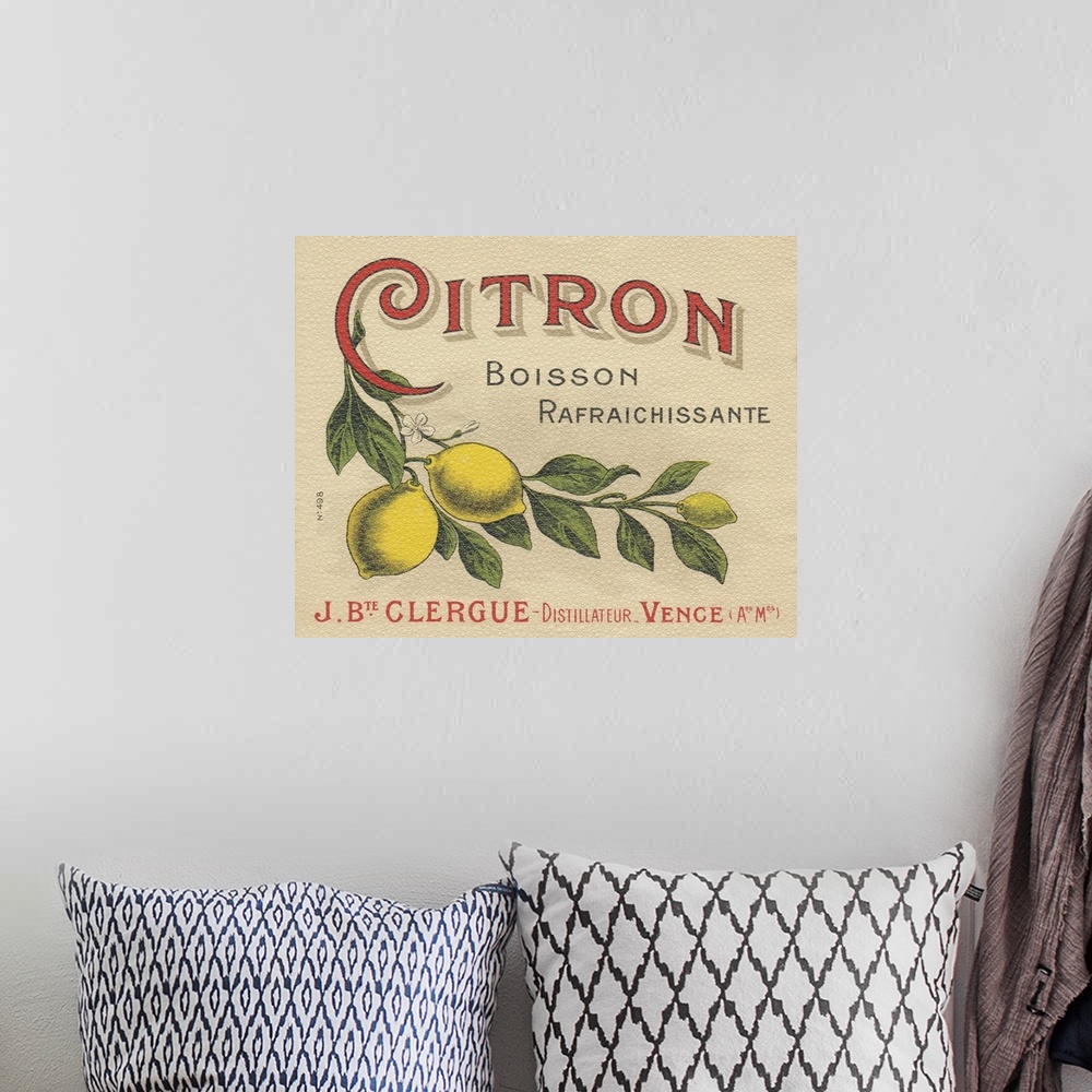 A bohemian room featuring Lemon Label