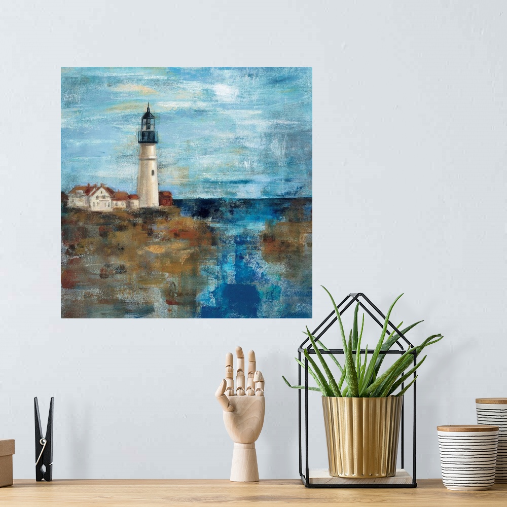 A bohemian room featuring Lighthouse Dream
