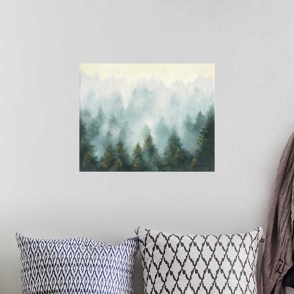 A bohemian room featuring Misty Forest
