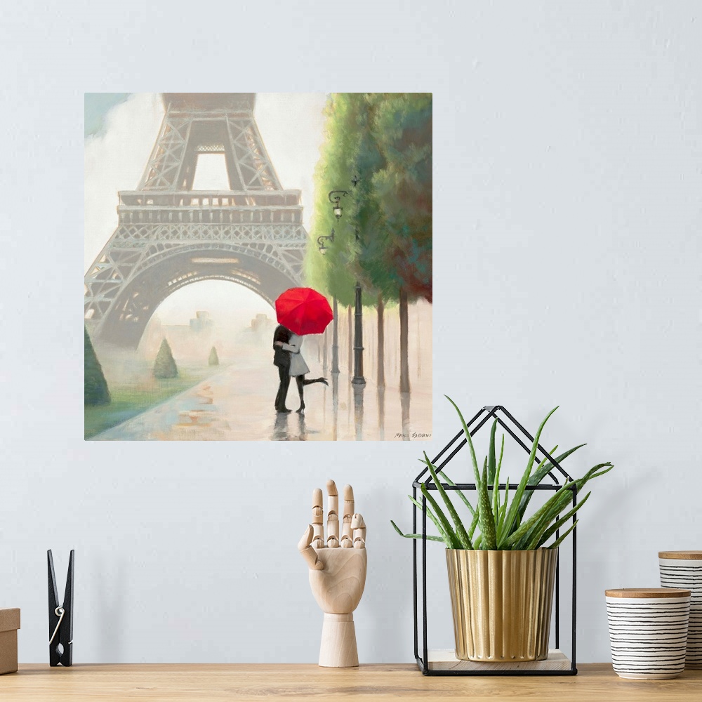 A bohemian room featuring Paris Romance II