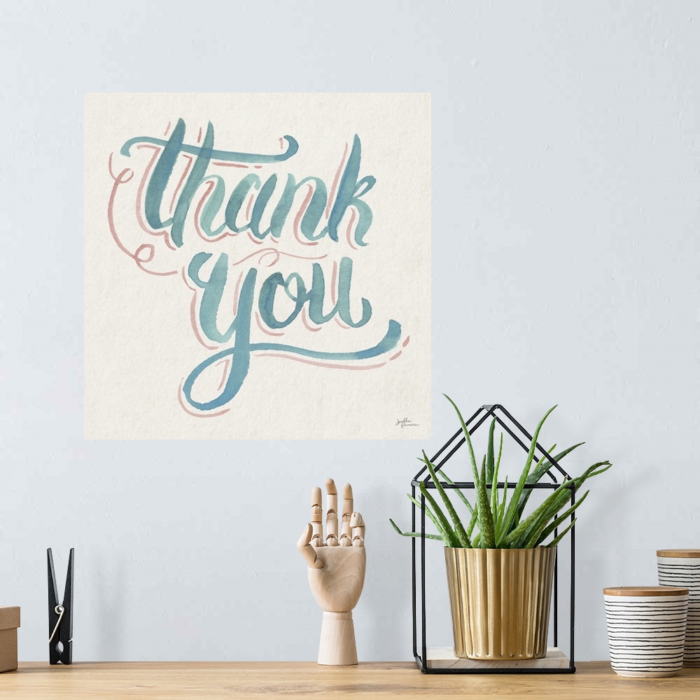 A bohemian room featuring Thank You I