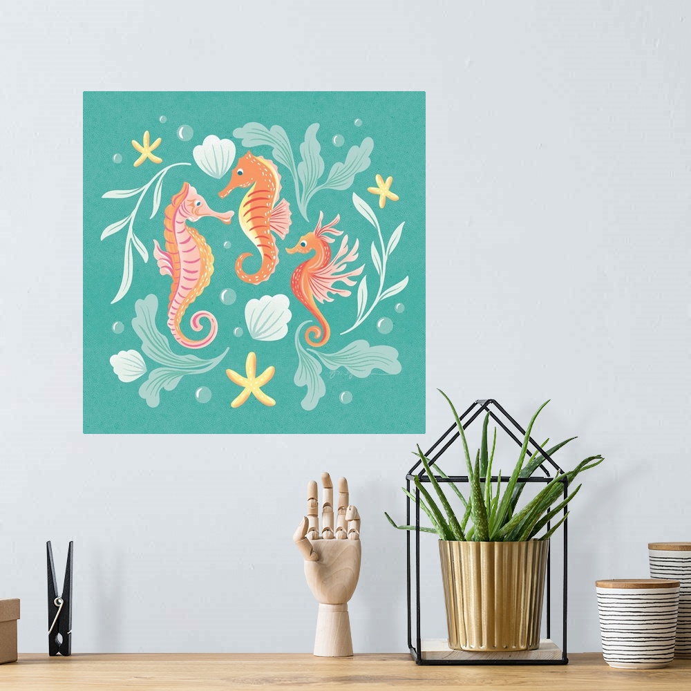 A bohemian room featuring Under The Sea V