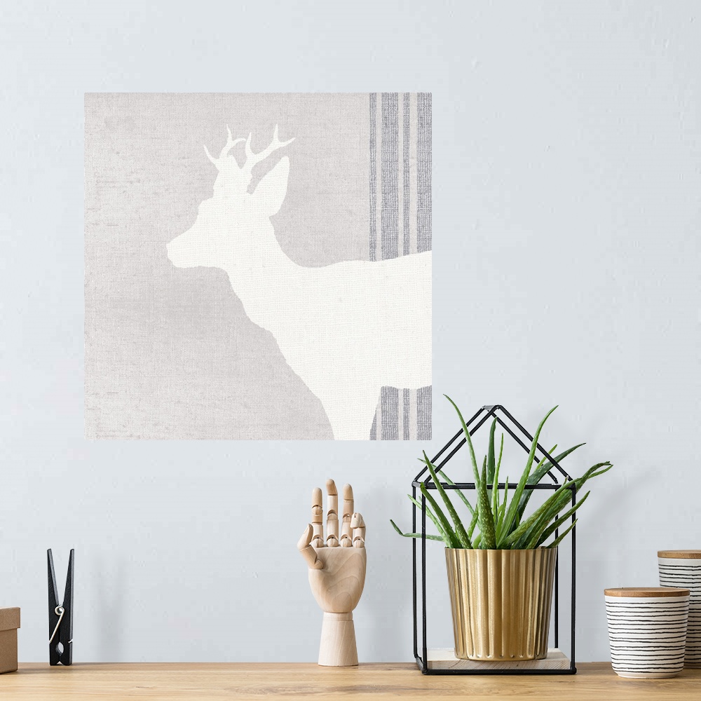 A bohemian room featuring Woodland Animal IV