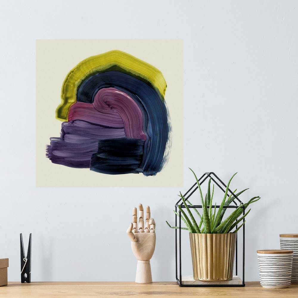 A bohemian room featuring Abstract Mollusk I