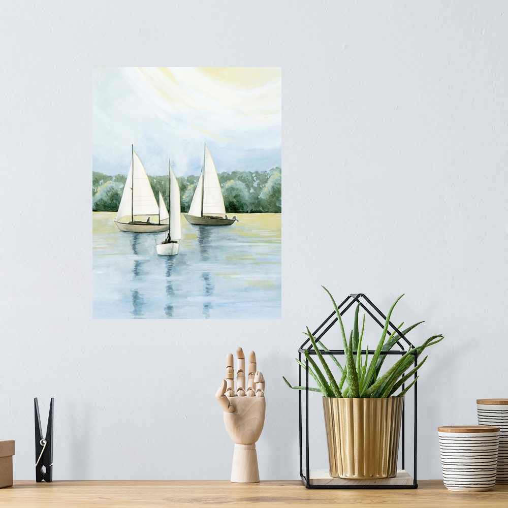 A bohemian room featuring Afternoon Sail II