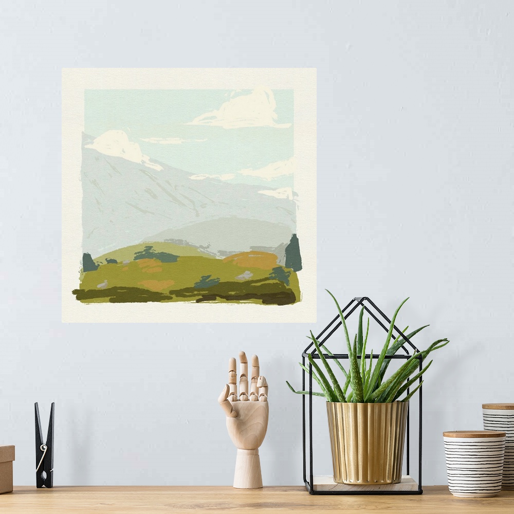 A bohemian room featuring Alpine Ascent I