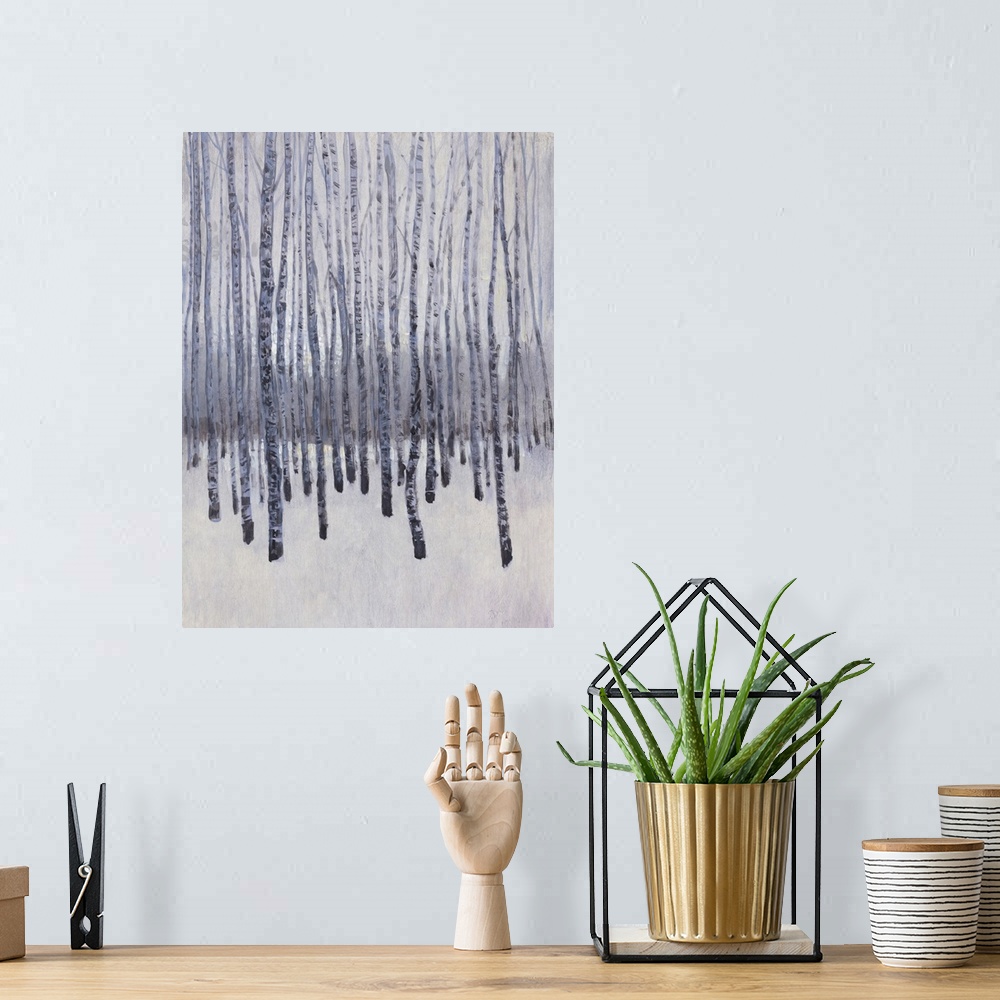 A bohemian room featuring Bare Trees In Winter II