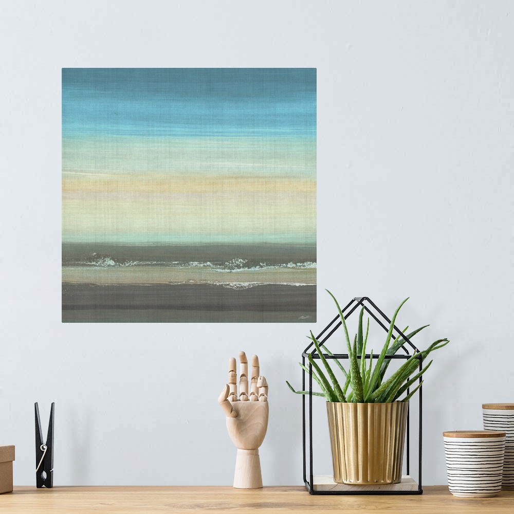 A bohemian room featuring Beach Layers II