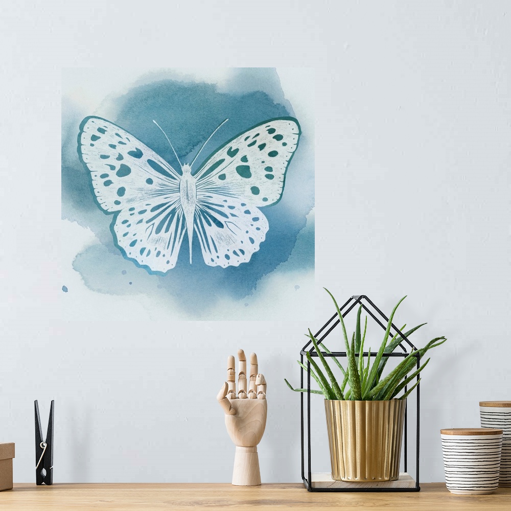 A bohemian room featuring Beryl Butterfly I