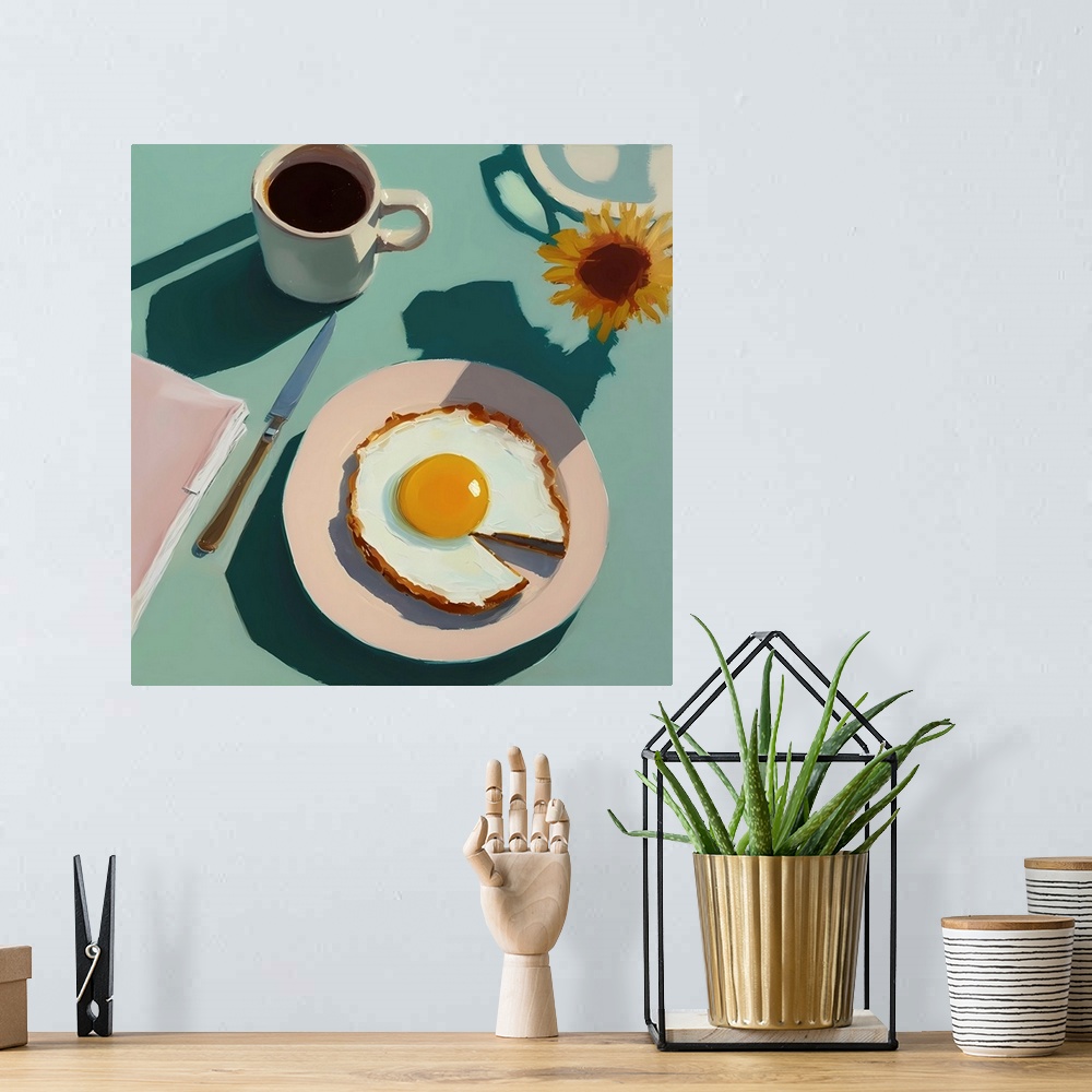 A bohemian room featuring Breakfast With You