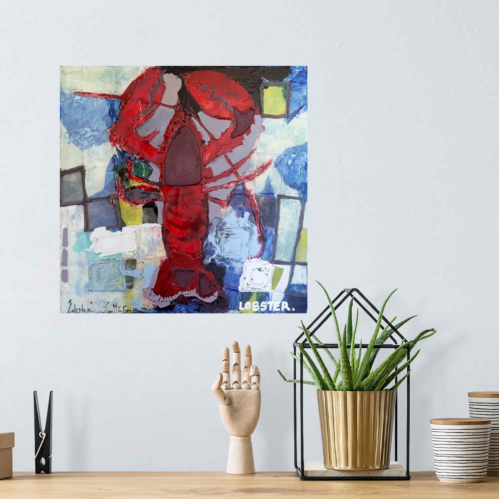 A bohemian room featuring Brilliant Maine Lobster I
