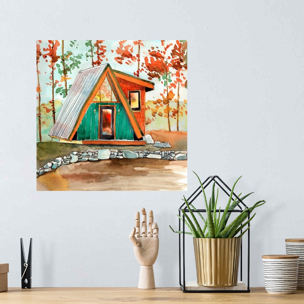 A bohemian room featuring Cabin In The Woods I