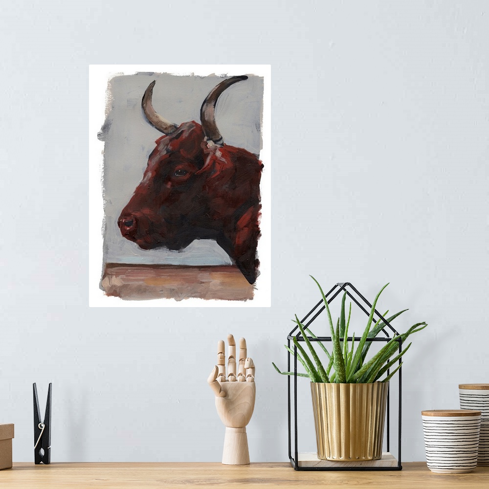 A bohemian room featuring Cattle View I
