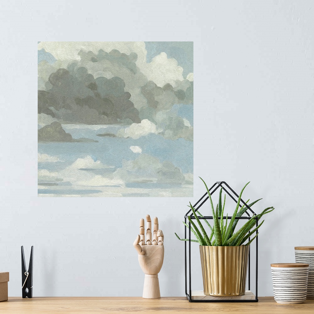 A bohemian room featuring Cloud Canvas I