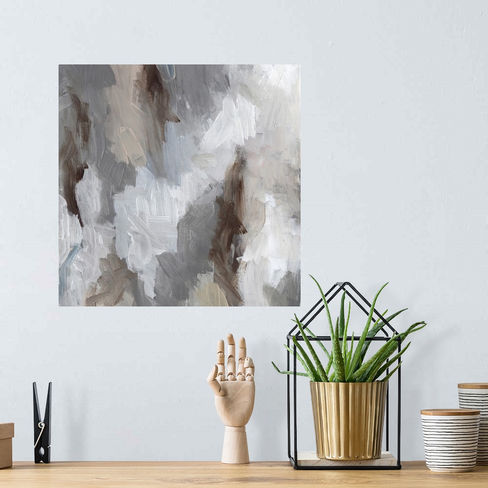 A bohemian room featuring Cloudy Shapes II