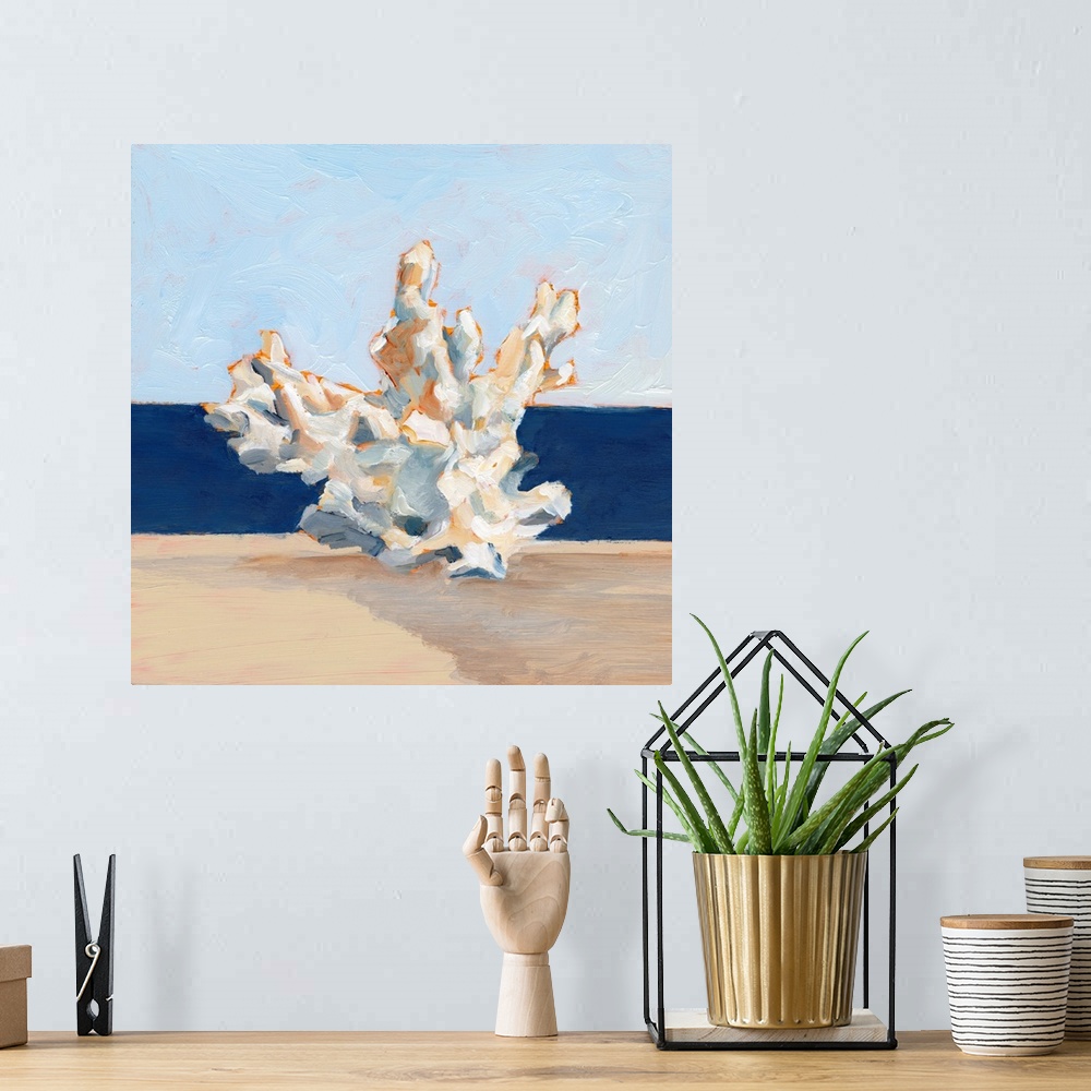 A bohemian room featuring Coral By The Shore IV