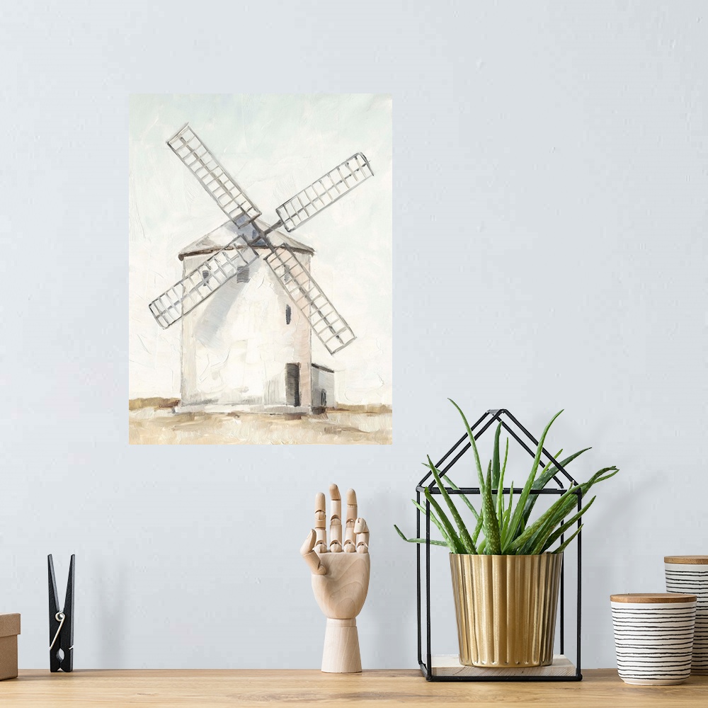 A bohemian room featuring European Windmill I