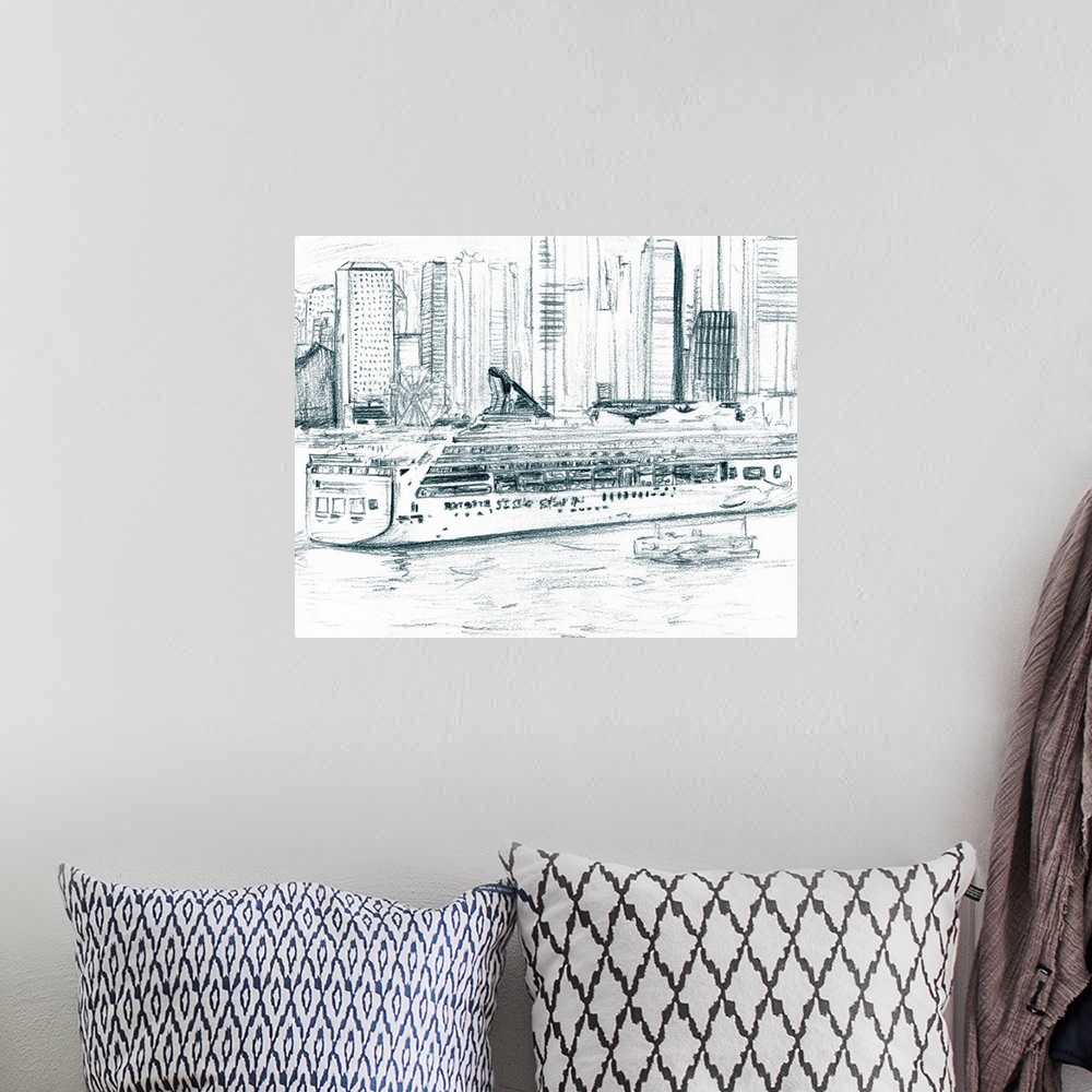 A bohemian room featuring Ferryboats II