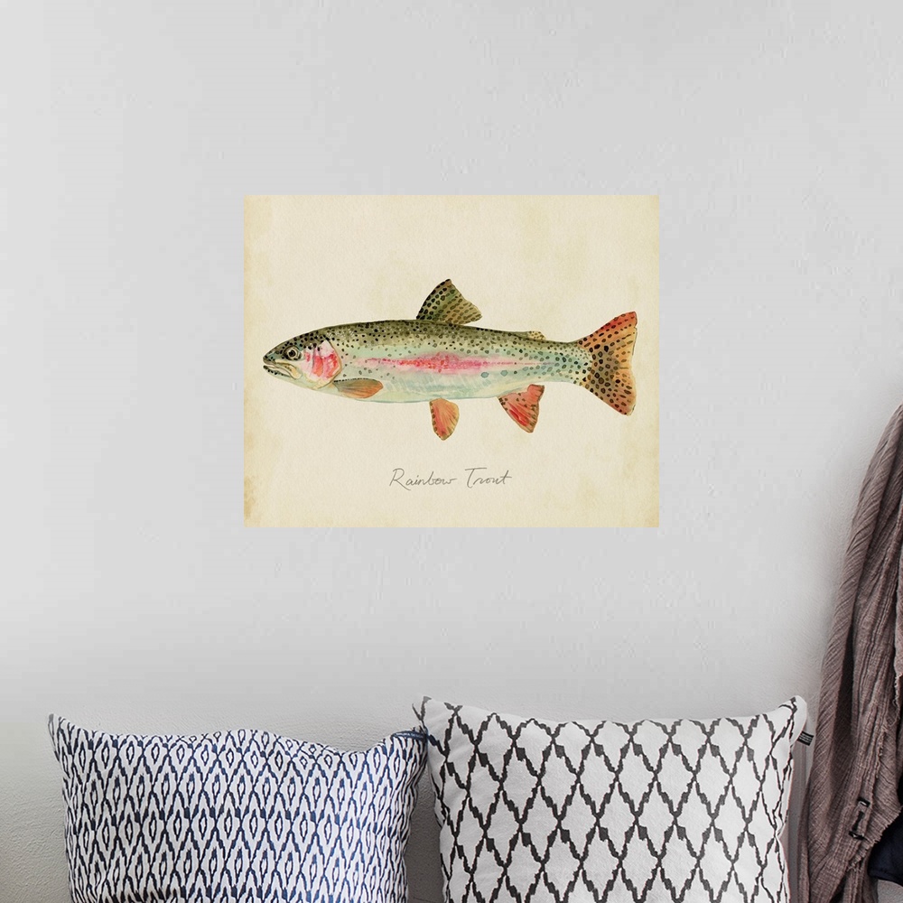 A bohemian room featuring Freshwater Fish Study II