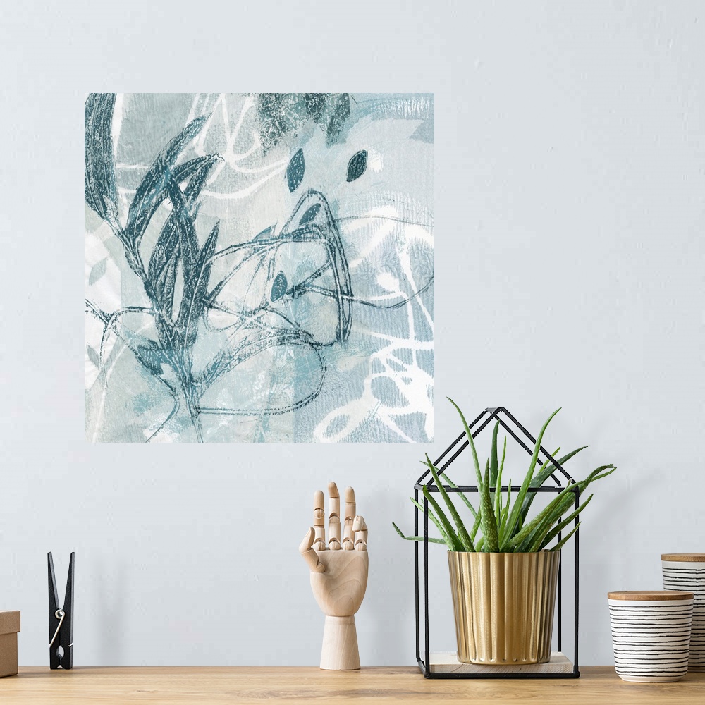 A bohemian room featuring Frond Impressions II