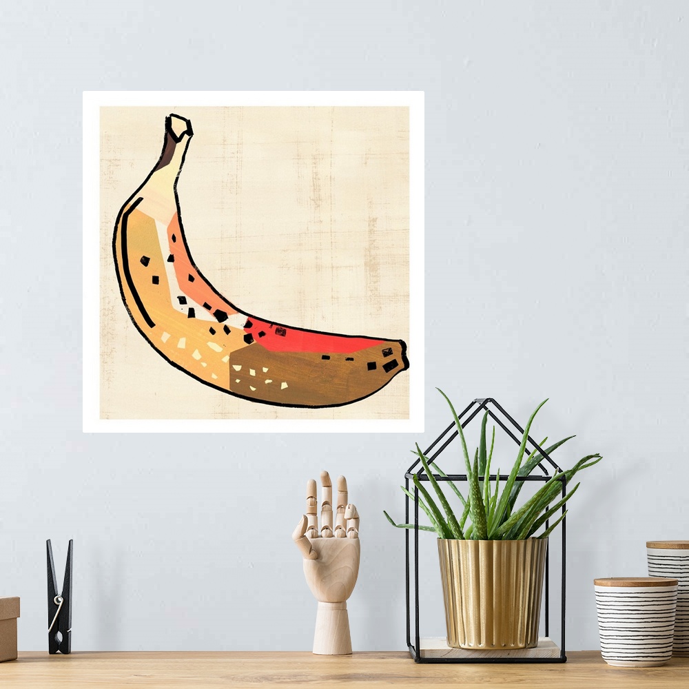 A bohemian room featuring Fruit Cuts IV