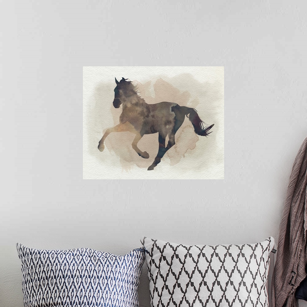 A bohemian room featuring Galloping II