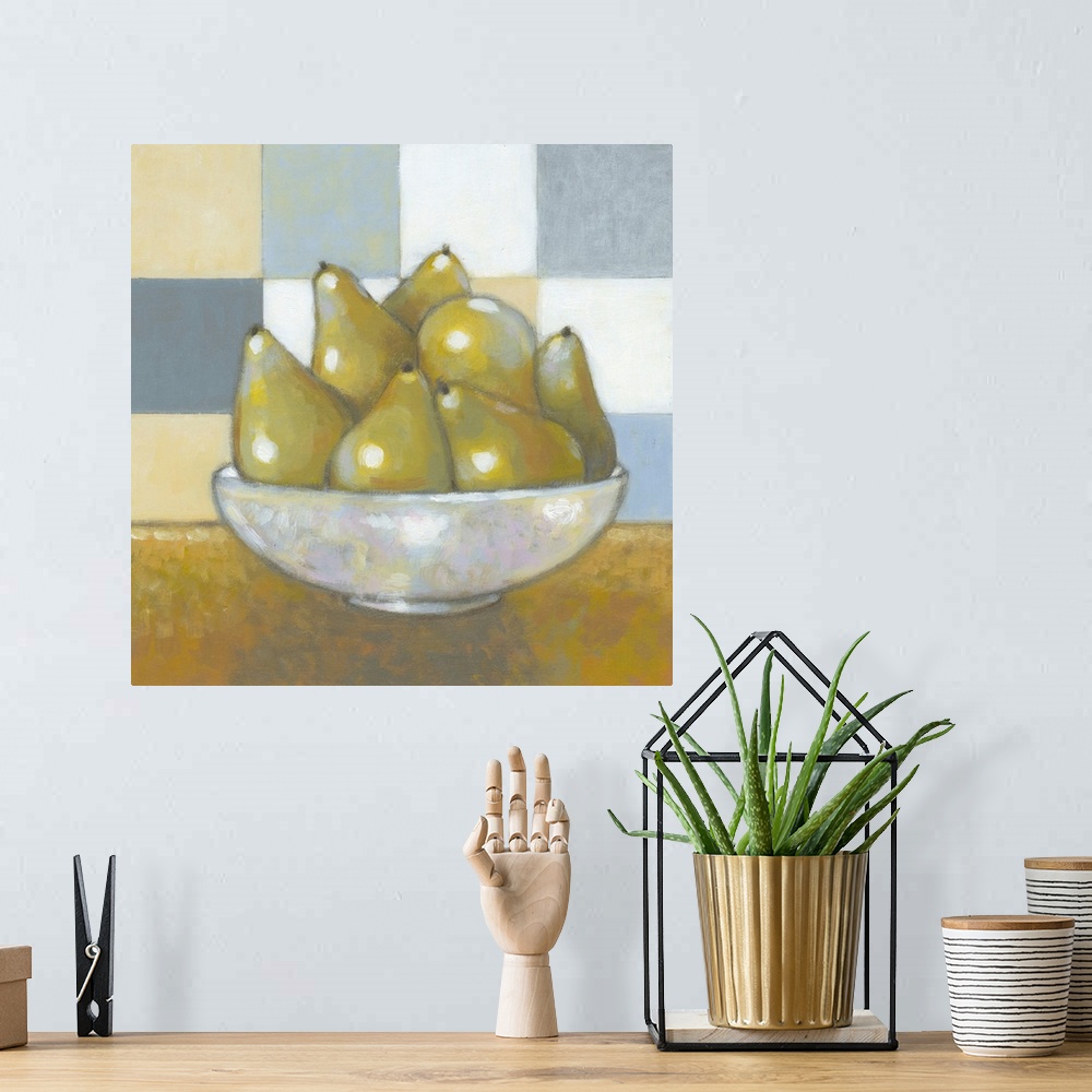 A bohemian room featuring Green Pears