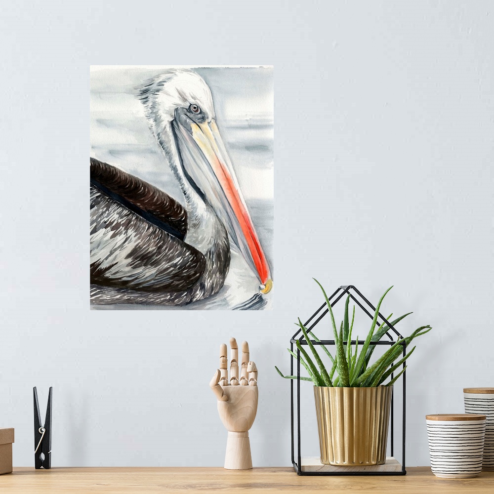 A bohemian room featuring Grey Pelican I