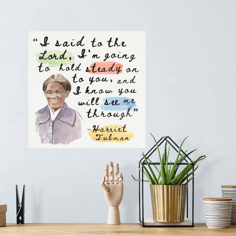 A bohemian room featuring Harriet Tubman I