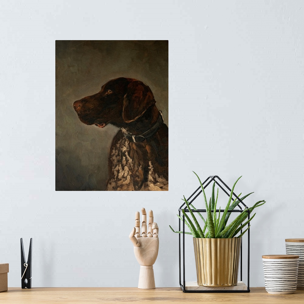 A bohemian room featuring Hunting Dog