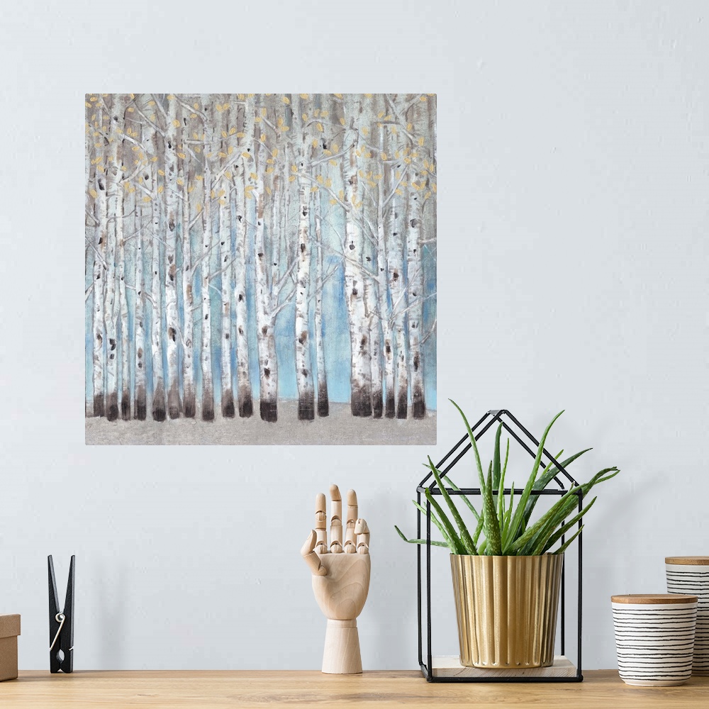 A bohemian room featuring Into the Forest I