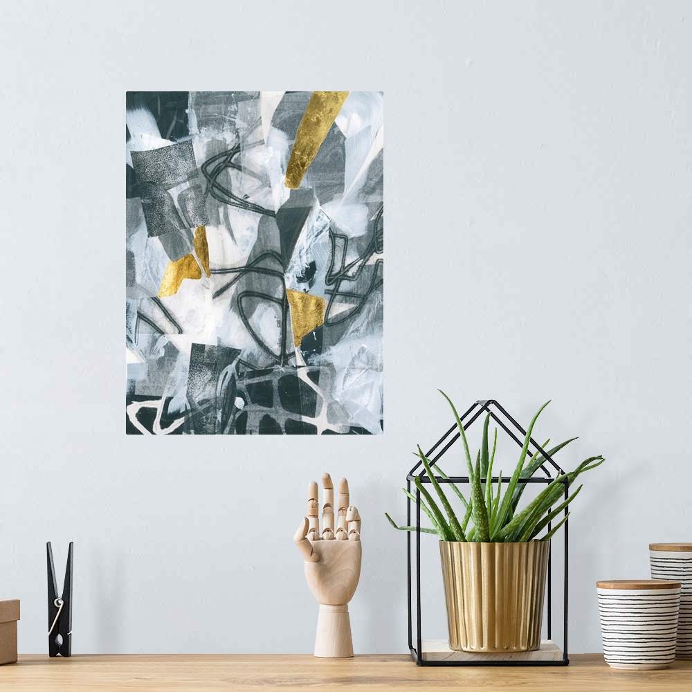 A bohemian room featuring Linear Tones IV